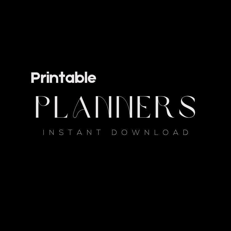 Printable Planners
