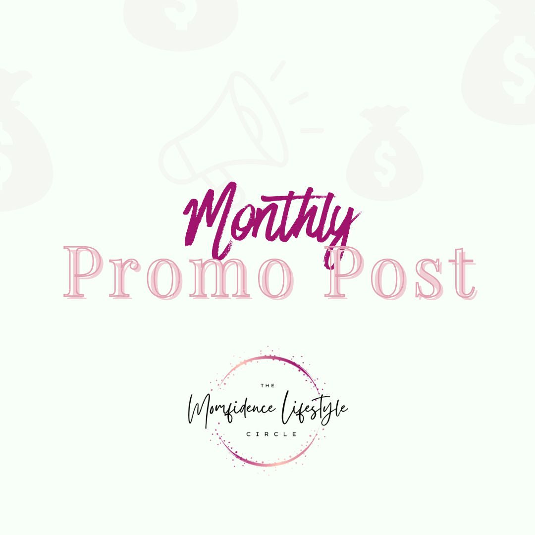 Monthly Promo Post (30-days)