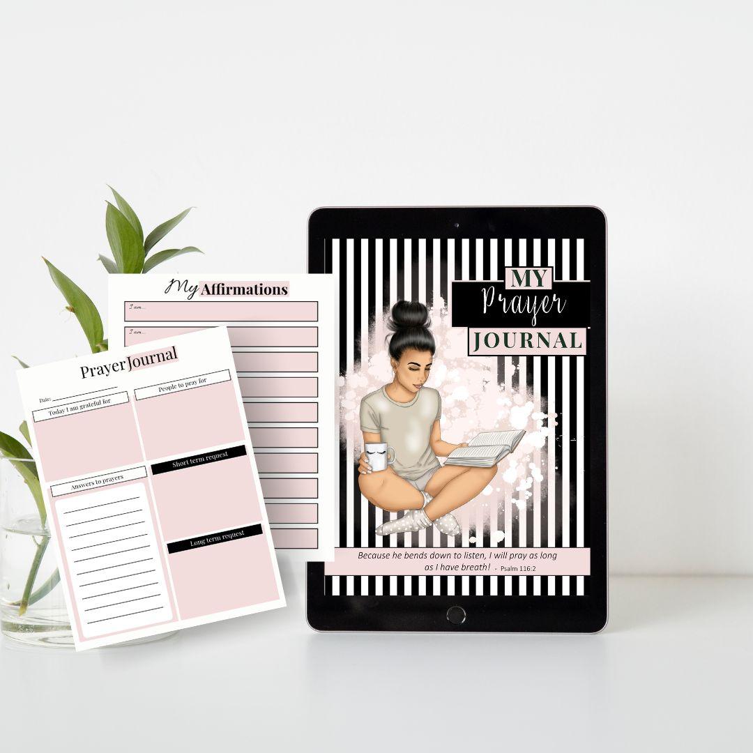 Digital Prayer Journal Aesthetic [Hyperlinked] - IDigital