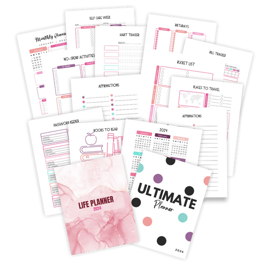 The Ultimate 2024 Happy Life Planner Binder - IDigital