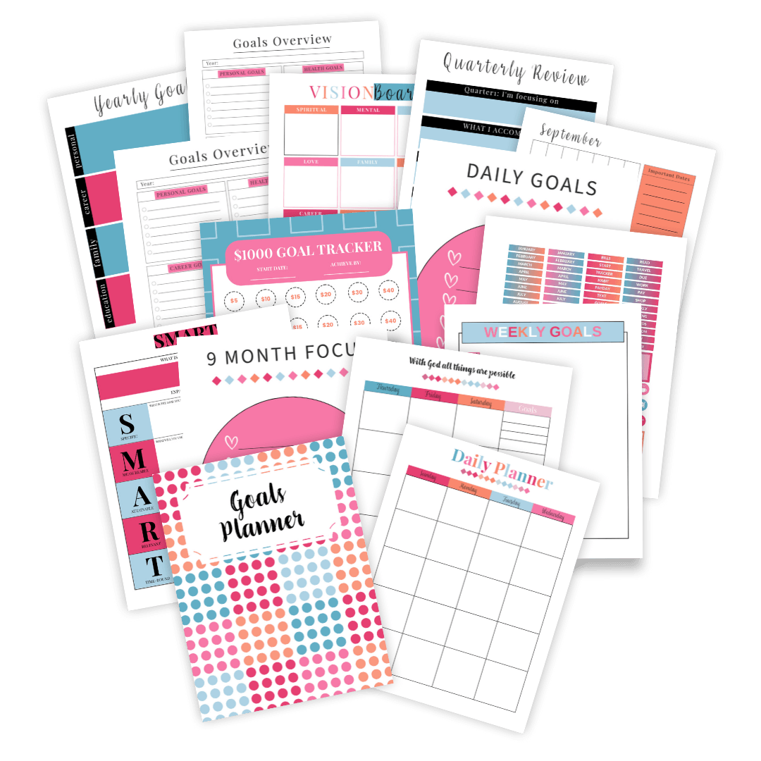 Goal Setting Binder {100+ pages} - IDigital