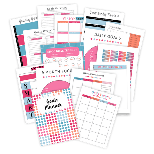 Goal Setting Binder {100+ pages} - IDigital