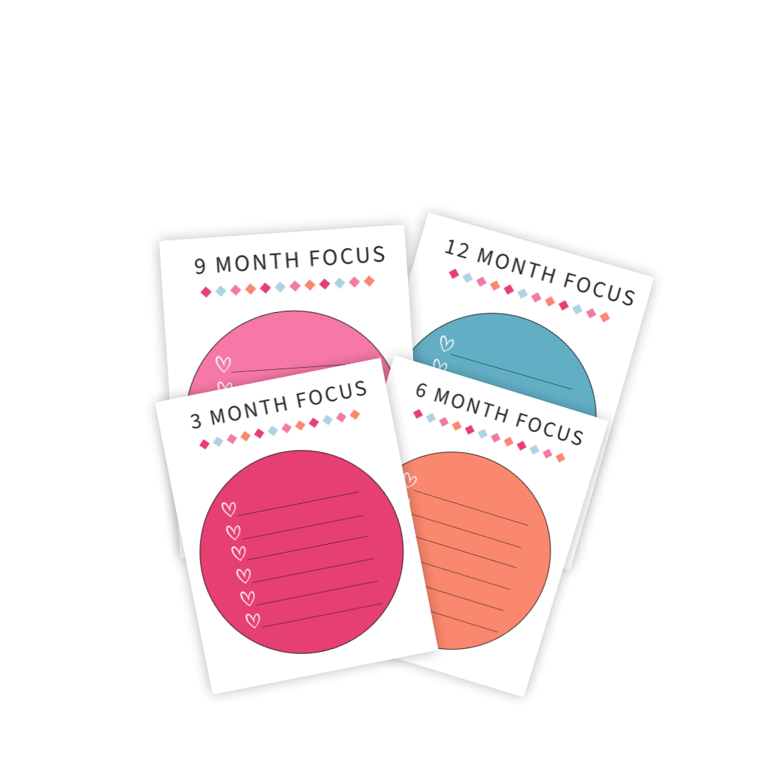 Goal Focus Insert Pages {8 Pages} - IDigital