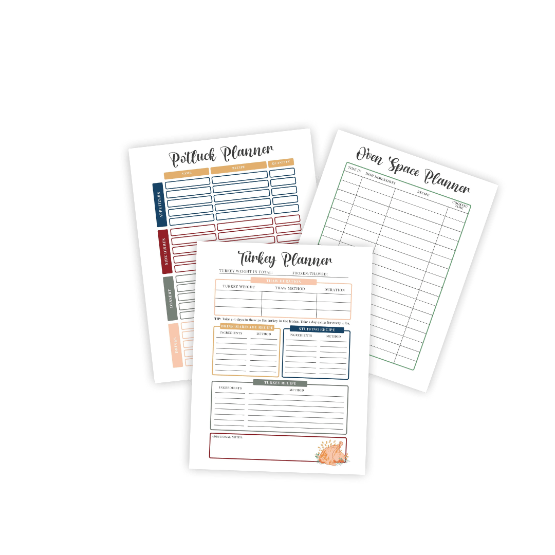 Thanksgiving Planner [55 Pages] - IDigital