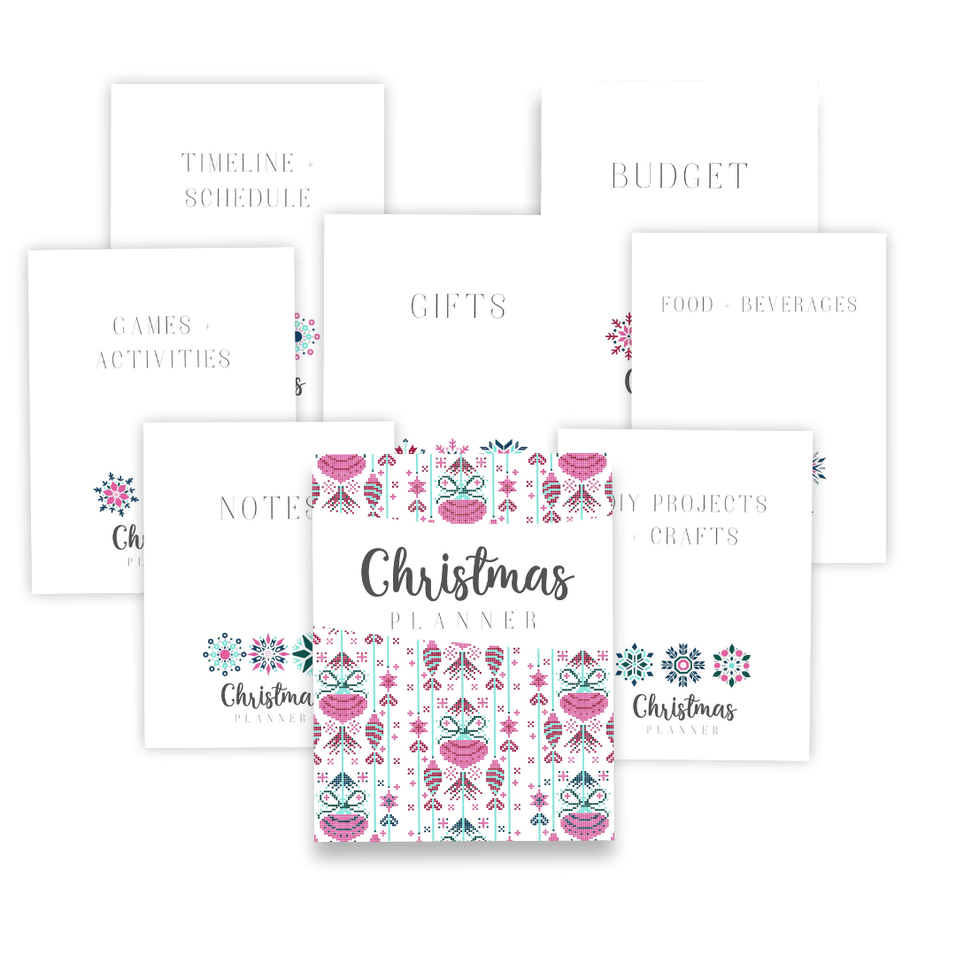 Christmas Planner Bundle Printable [60+ Pages] - IDigital