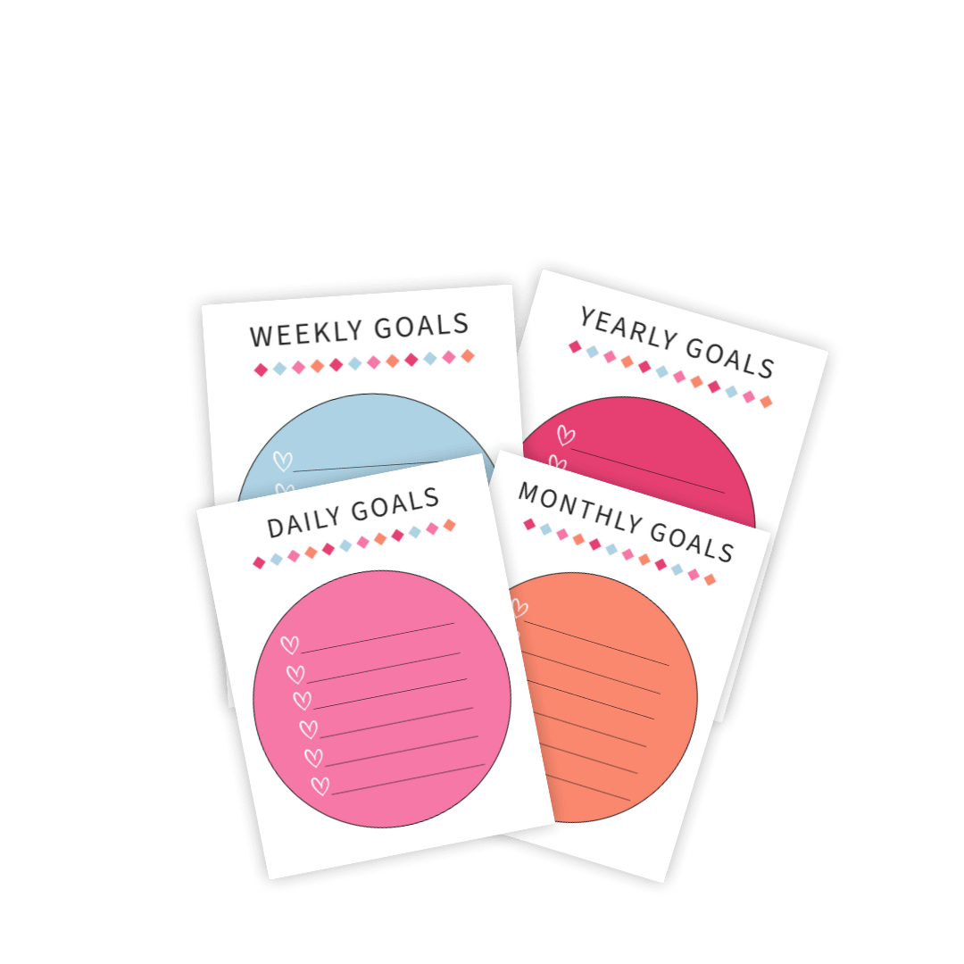 Goal Focus Insert Pages {8 Pages} - IDigital