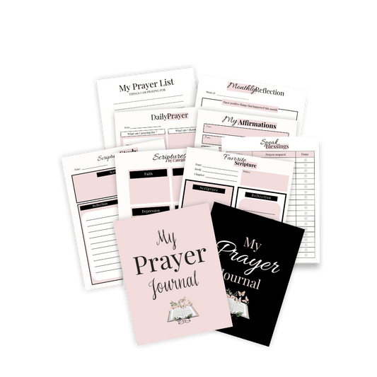 Printable Prayer Journal {28 Pages} - IDigital